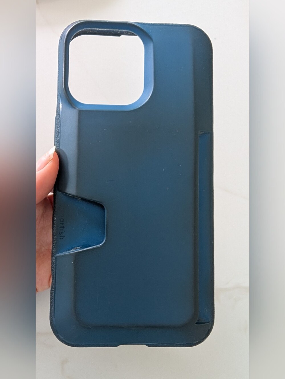 Smartish iPhone 15 Pro Max Wallet Case, Card Holder, Wallet Slayer V1, BlueDrop